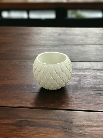 Runde Vase mit Design - SaliDecor