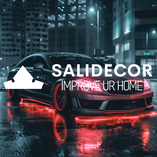 Mercedes mit roter Beleuchtung - SaliDecor